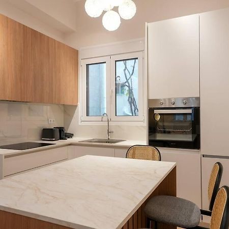 Ferienwohnung The Downtown Oasis 4' To Panormou Metro Station Athen Exterior foto
